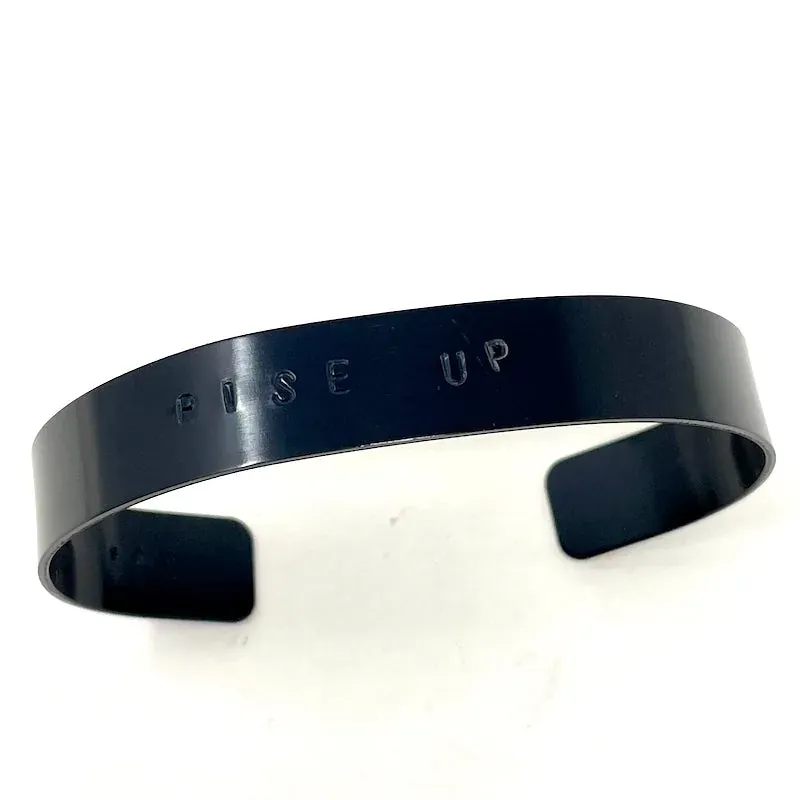 Aluminum Black Bracelet by Backyard Swag